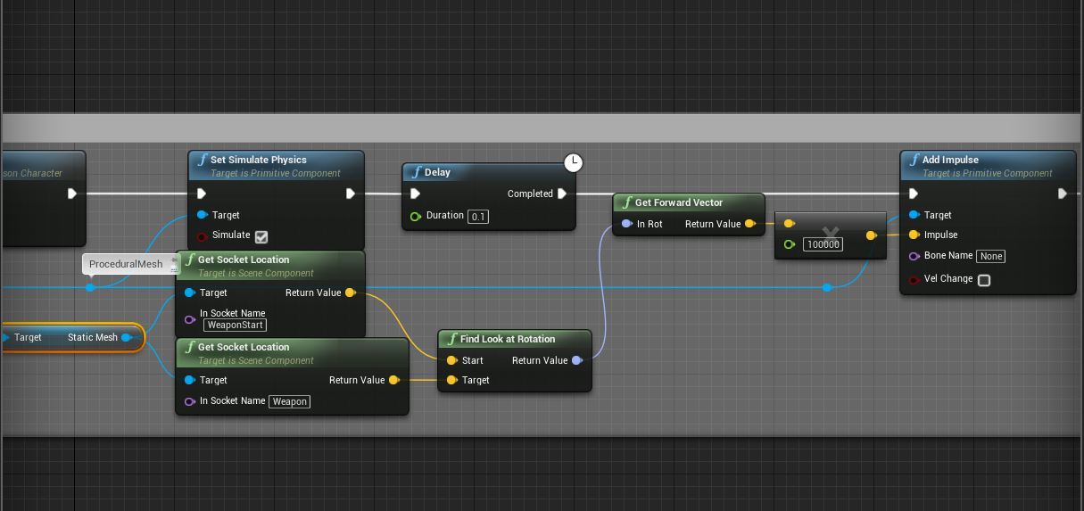 how to cut down trees in ue4 - My, Unreal Engine 4, Gamedev, Sandbox, Blueprint, GIF, Longpost