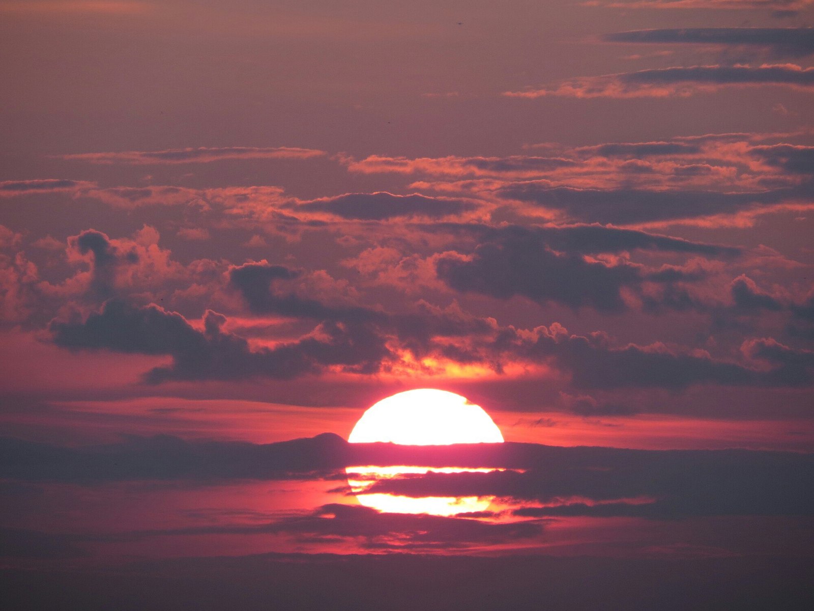 On the subject of sunsets. Sunset over the Volga. - My, Sunset, Volga, Sky, Volga river