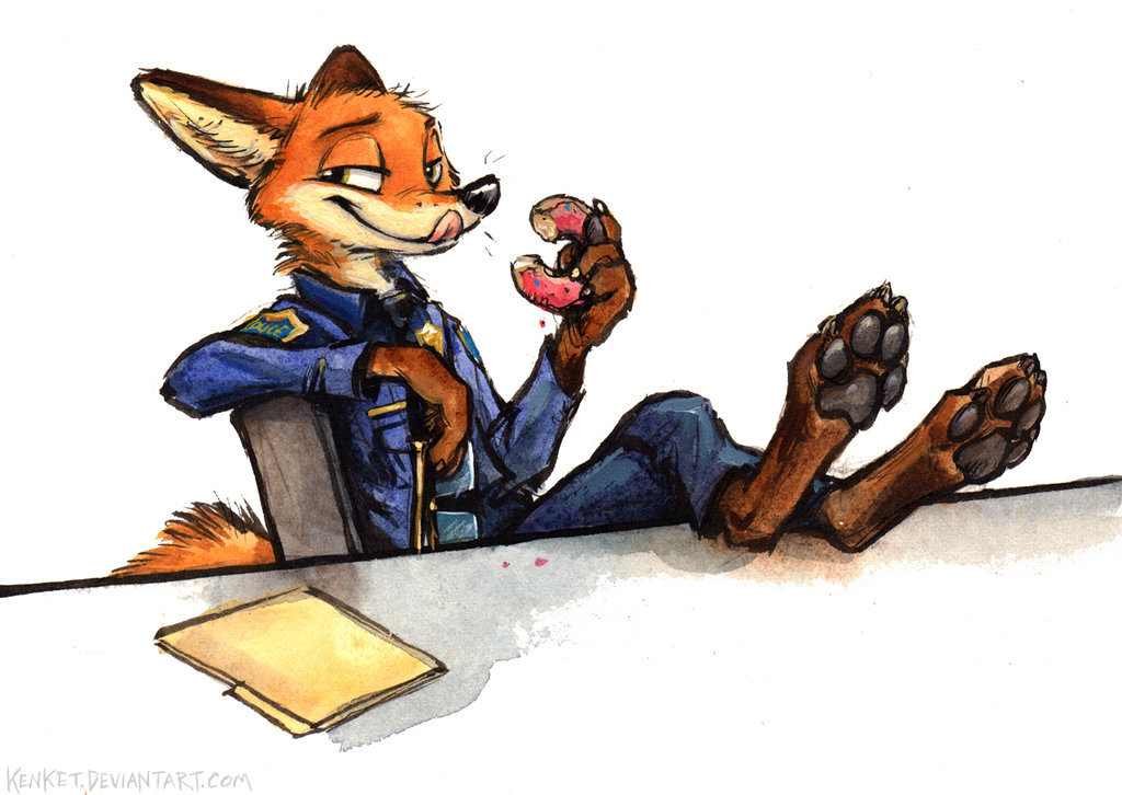 New recruit - Kenket, Nick wilde, Zootopia