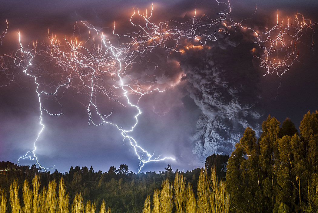 Impressive photos of the Cordn Caulle volcano eruption in Chile in 2014. - Nature, Eruption, Element, Longpost, Eruption