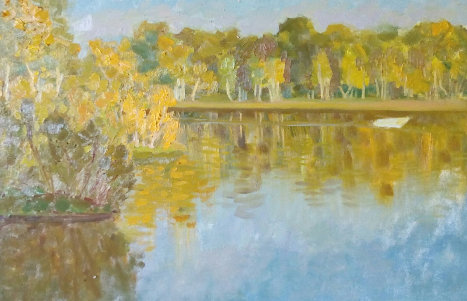 O. Tatyshev - My, , Autumn, Tatyshev Island, Krasnoyarsk, Painting