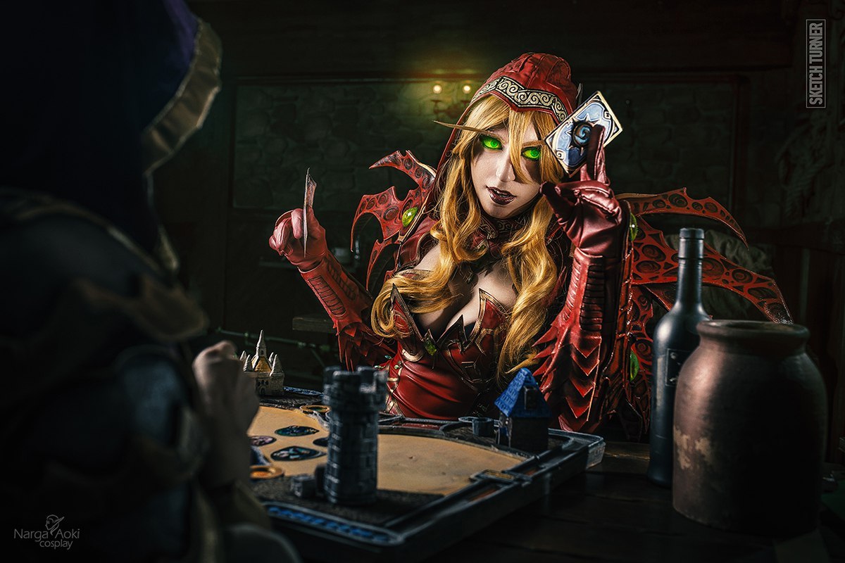 Косплей Валиры и Джайны от Aliza Cosplay и Narga-Lifestream - Hearthstone, Blizzard, World of Warcraft, Длиннопост, Косплей