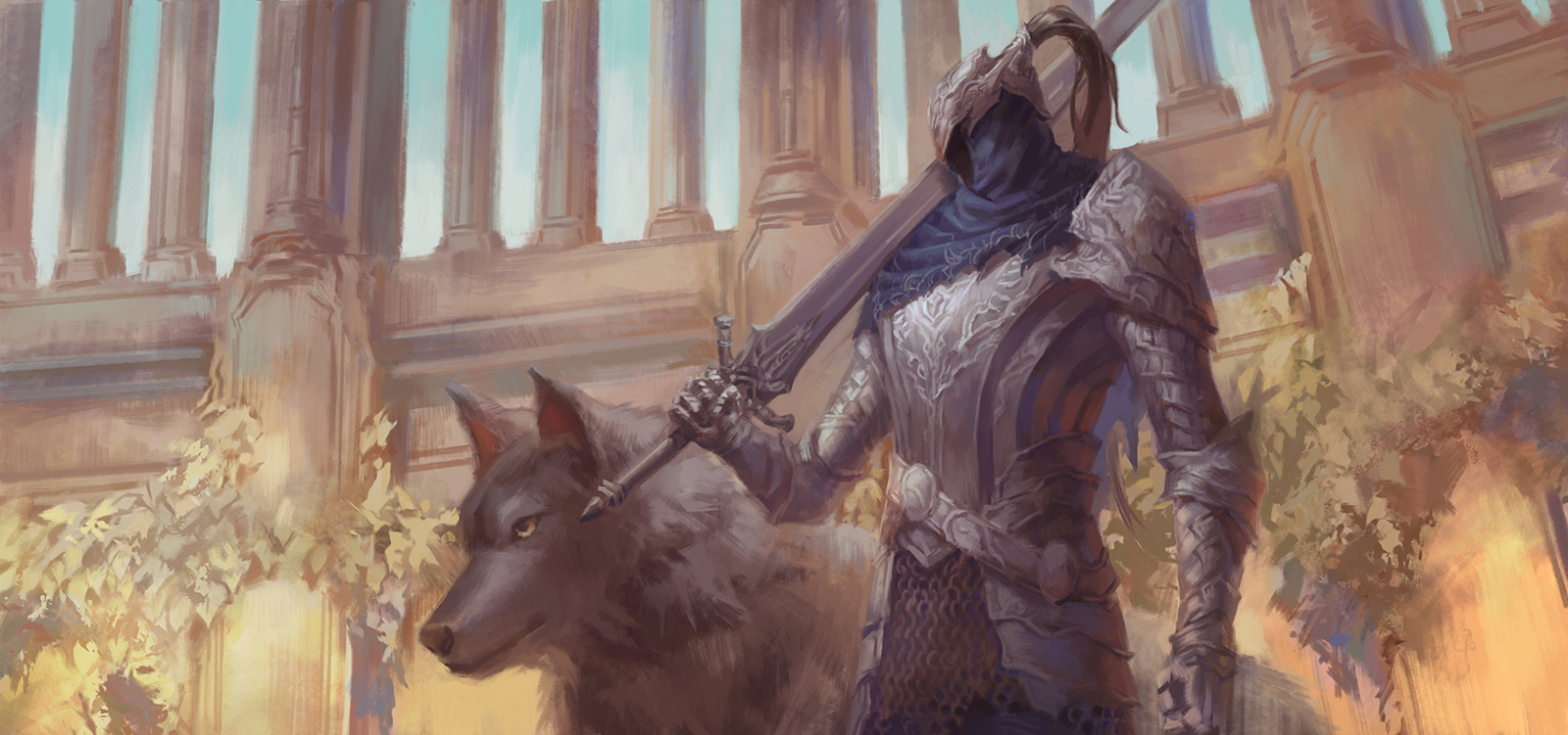 Artorias and Gwyndolin - Dark souls, Artorias, Dark Sun Gwyndolin, Characters (edit), Boss, Art