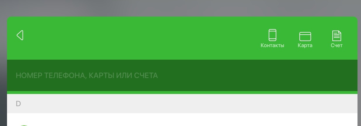 Sberbank and unknown number - Sberbank Online, Unfamiliar room