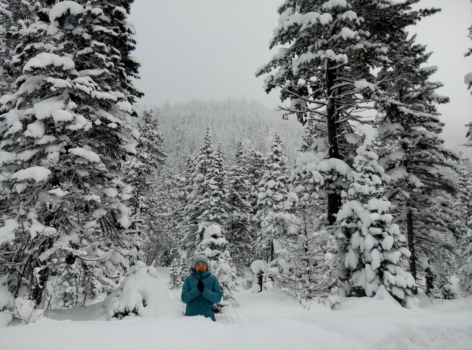 Photo from last year's opening of the season at Mamai, Baikal. - My, Freeride, Baikal, Mamai, Snowboard, Winter, The mountains, Longpost