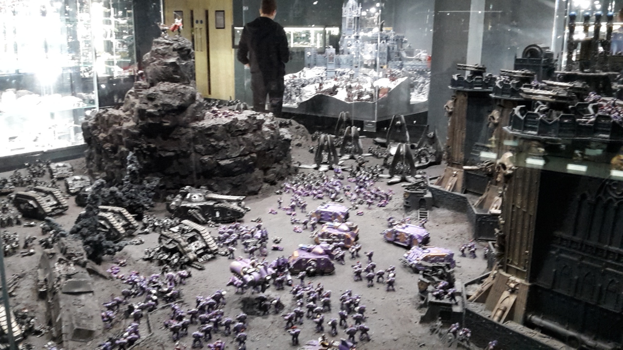 Виртуальная экскурсия по Warhammer World в г. Ноттингем (ч. 2) - Warhammer 40k, Games Workshop, Диорама, Еда, Warhammer, Длиннопост