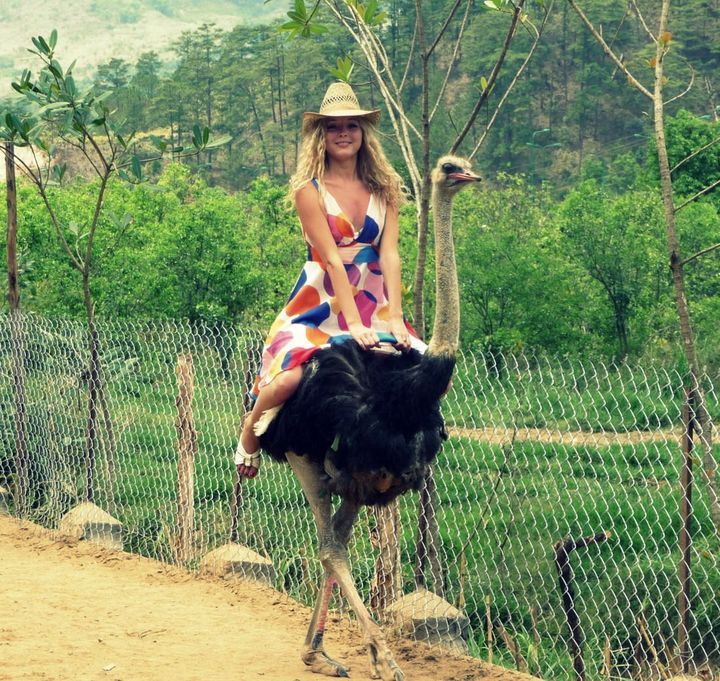 rider :) - Girls, Ostrich, Horseback riding