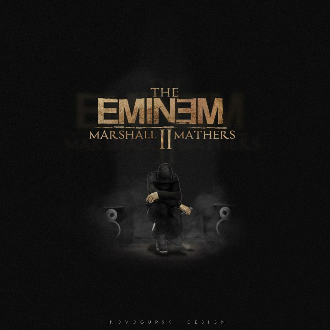 Eminem Fan Art - The Marshall Mather LP II - My, Fan art, Art, Music, Treatment, Collage, Eminem, Cover, The photo