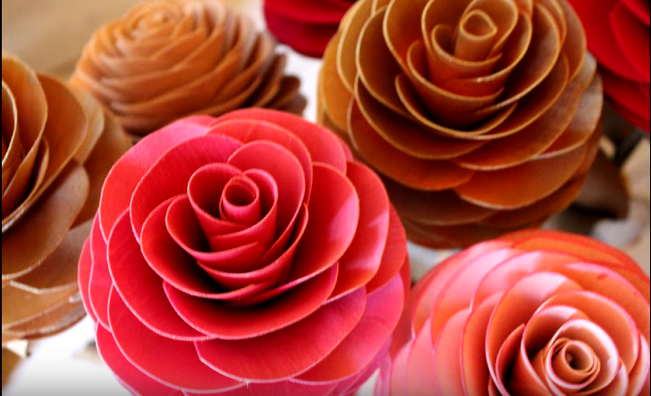 How to make a wooden rose - the Rose, Handmade