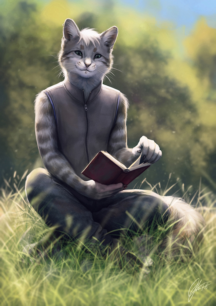 morning reading - Furry, Art, Johis