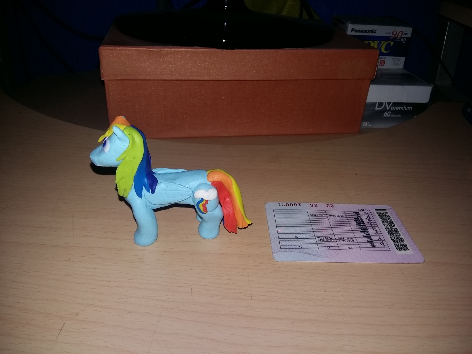 Rainbow Dash figurine - My, Rainbow dash, Figurine, Pony, Plastic, Longpost, My little pony, Figurines