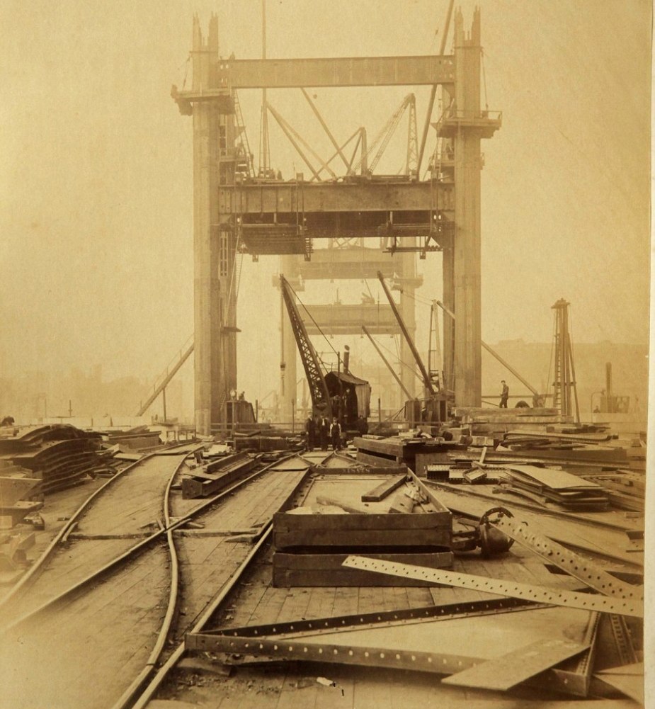 Construction of Tower Bridge in London - World of building, Constructions, Building, Architecture, Tower Bridge, Bridge construction, Engineer, Story, Longpost