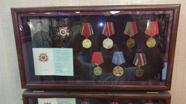 Grandfather Kolya ran into ... - My, Washer, Grandfather, Goal, Medals, Frame, Longpost