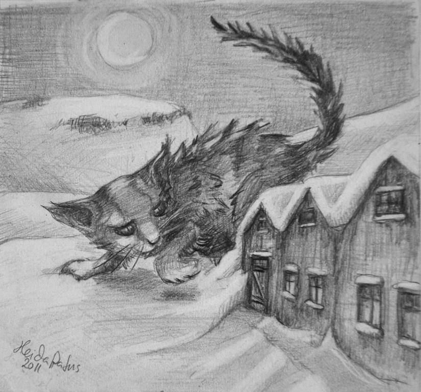 Yule cat or who scare children in Iceland - My, Iceland, Yule, Yule cat, cat, Story, Myths, Legend, Longpost