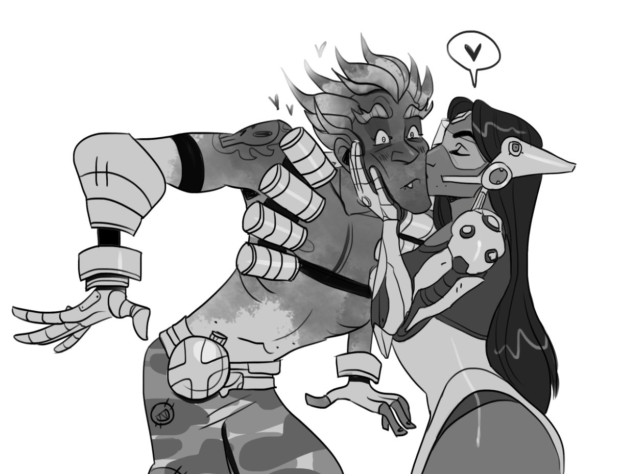 You smell like a gas station - Games, Junkrat, Symmetra, Overwatch, Blizzard