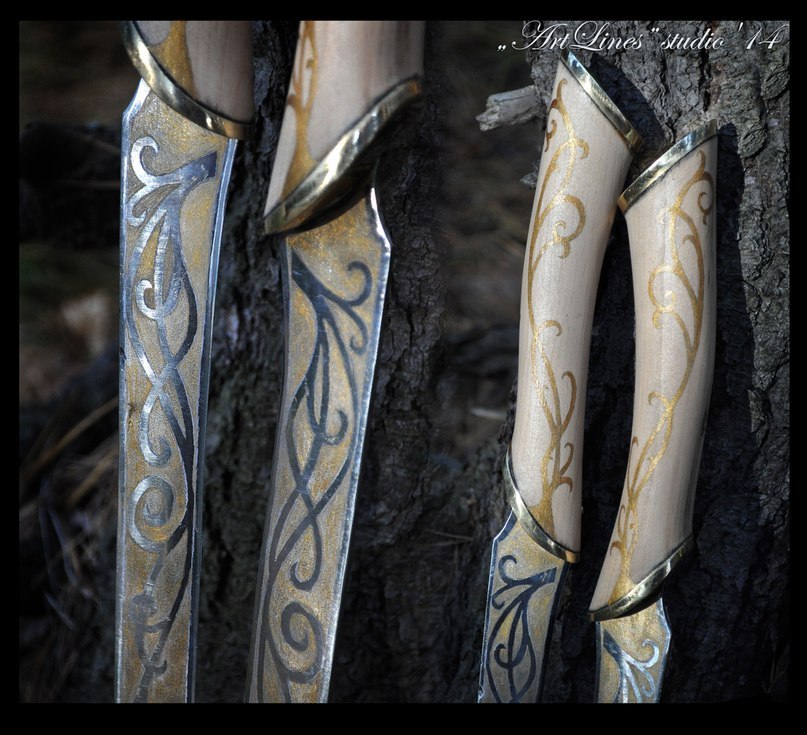 Blades of Legolas - My, Blade, Knife, Cosplay, Middle earth, Legolas, With your own hands, , Longpost