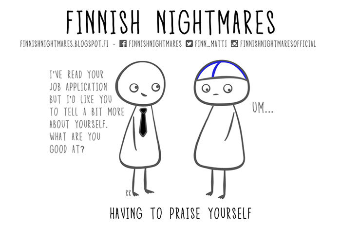 Finnish nightmares, understandable to any introvert. - Finland, Introvert, Comics, Stereotypes, Nightmare, Longpost