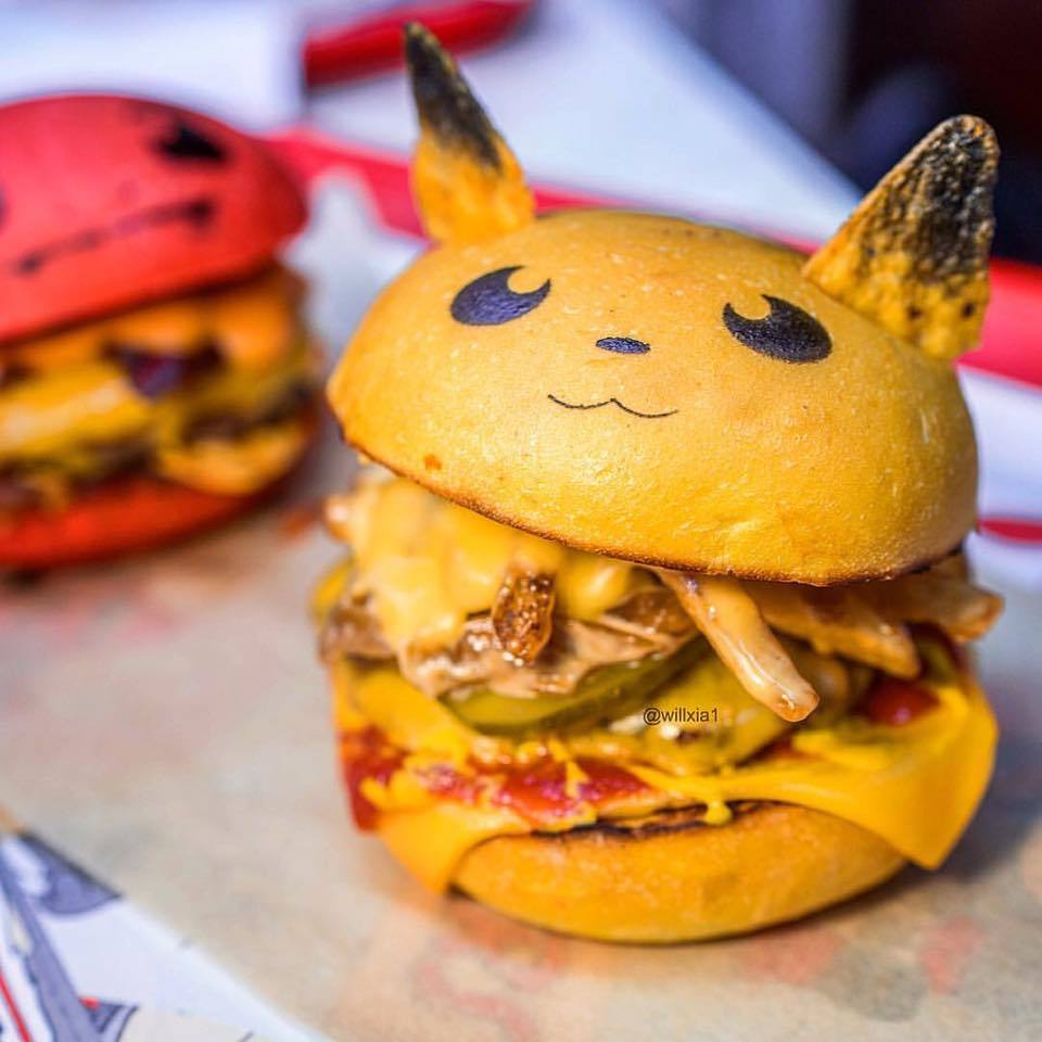Smoker's Pokeburgers vs Normal Person's Pokeburgers - Pokemon GO, Food, Russia, Pikachu, Comparison, Interesting, Australia, Longpost, Pokemon