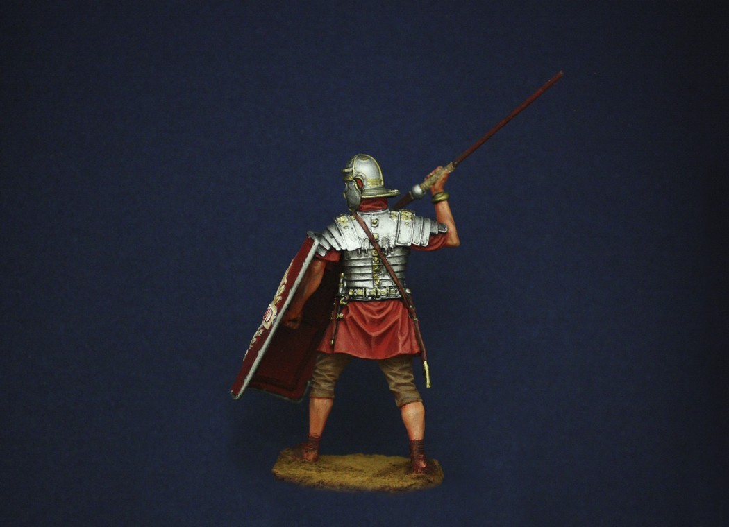 Legionnaire of the 7th Legion Claudius, 54mm - My, Rome, Legionnaires, With your own hands, Painting, Miniature, Longpost