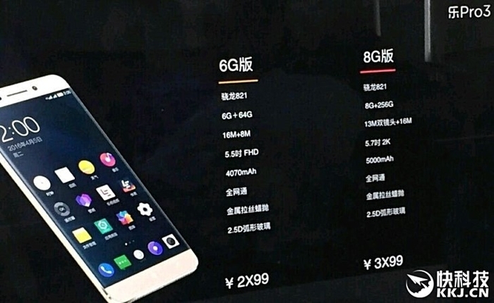 Chinese company LeEco launches a smartphone with fantastic features - Telephone, China