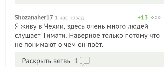 Наверное - Тимати, Русский язык, Пикабу, Комментарии на Пикабу, Скриншот