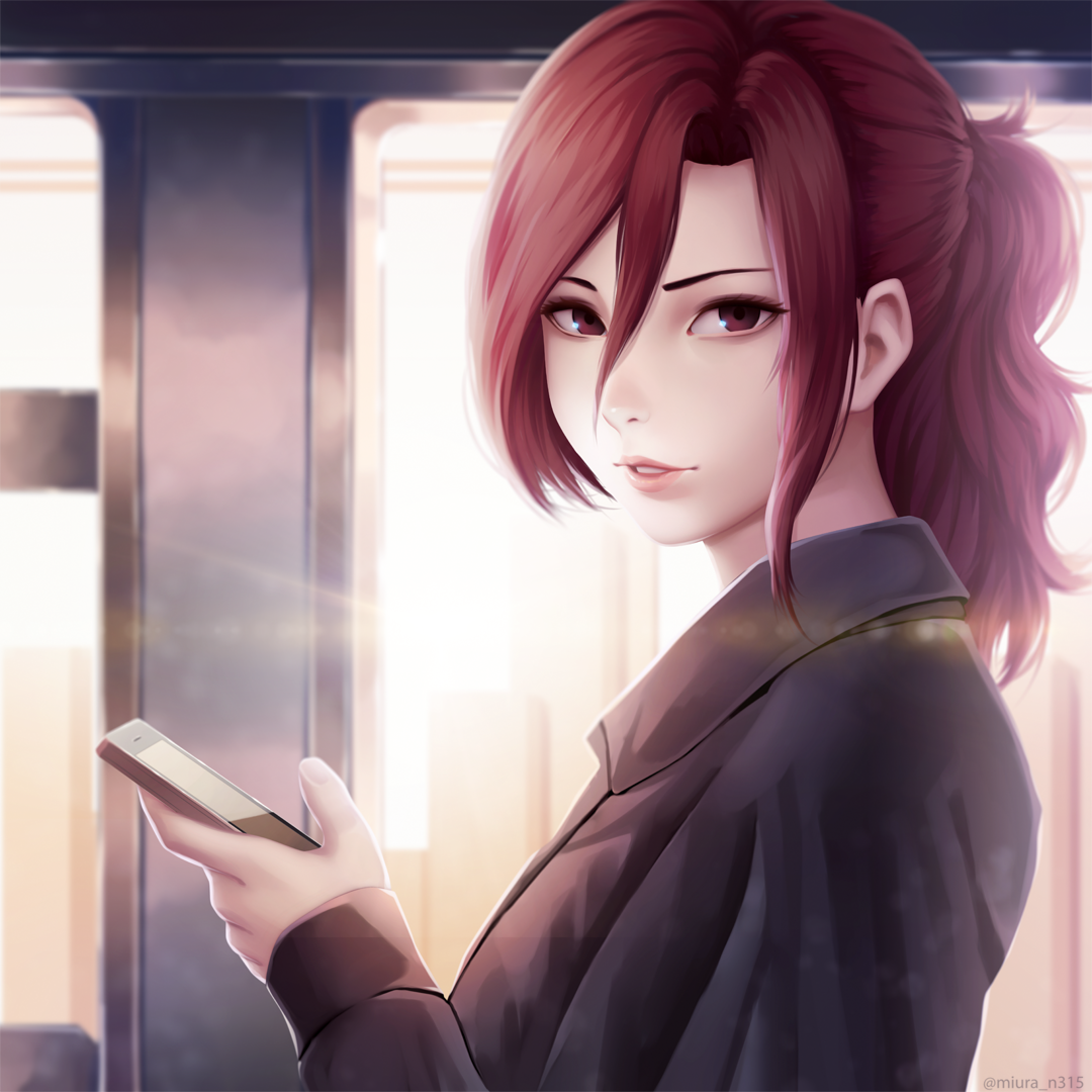 Aozaki Touko - Anime Art, Аниме, Kara no kyoukai, Aozaki Touko