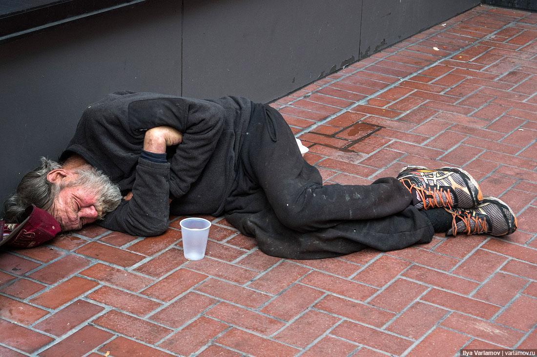 Why are there so many homeless people in America? - Society, Sociology, USA, Bum, Longpost, Ilya Varlamov