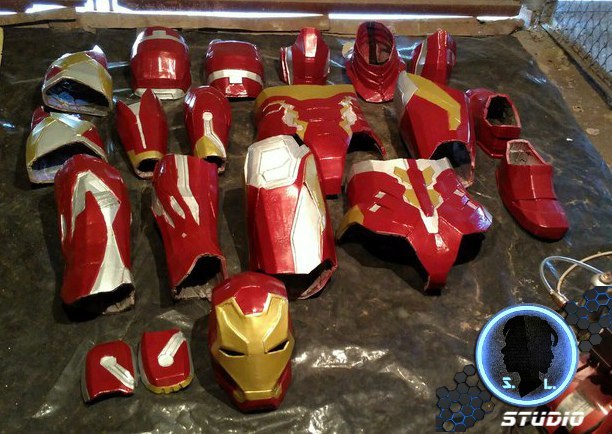 Iron Man cosplay - My, Pepakura, Cosplay, iron Man, Marvel, Rukozhop, Longpost, Papercraft