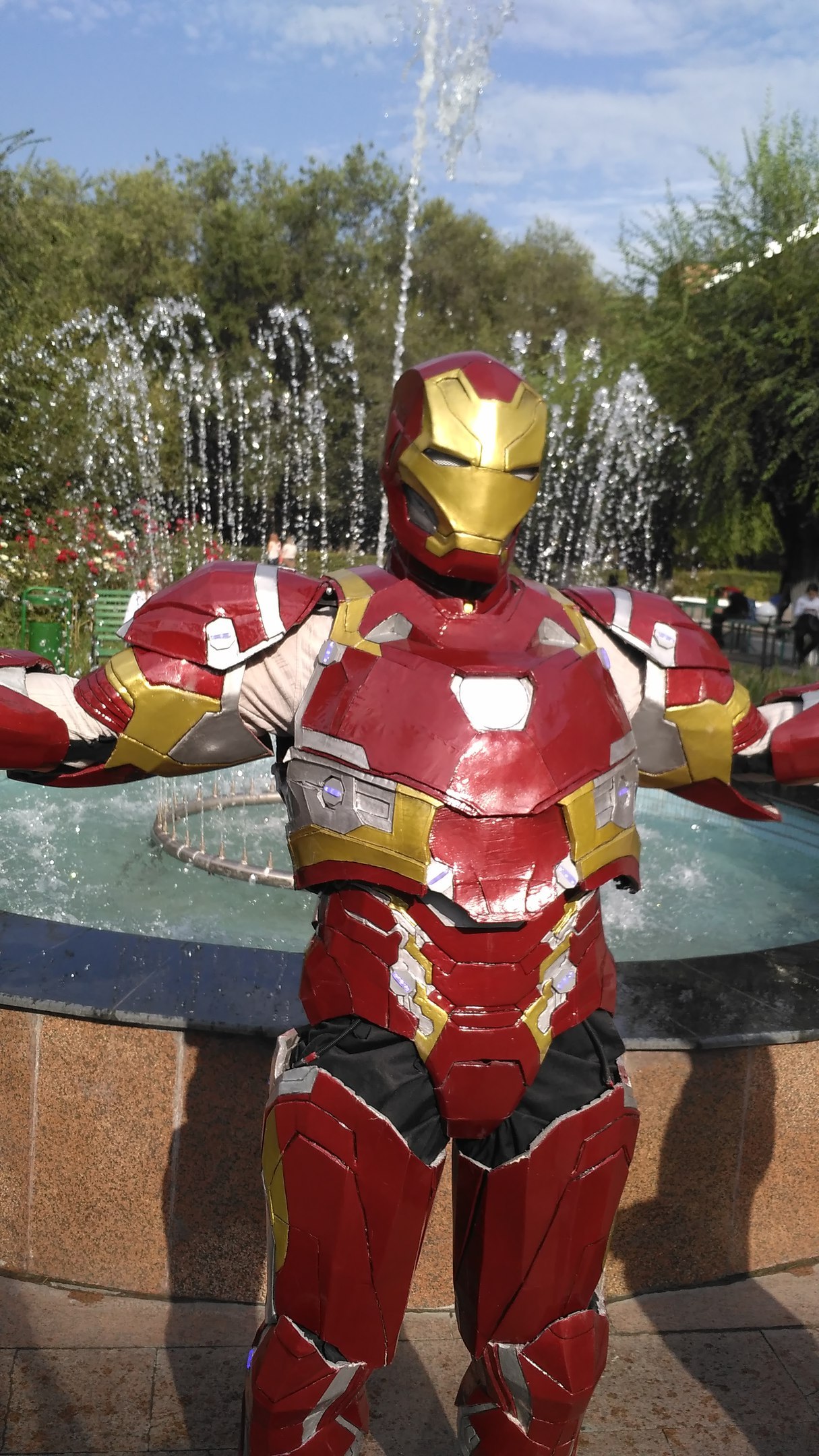 Iron Man cosplay - My, Pepakura, Cosplay, iron Man, Marvel, Rukozhop, Longpost, Papercraft