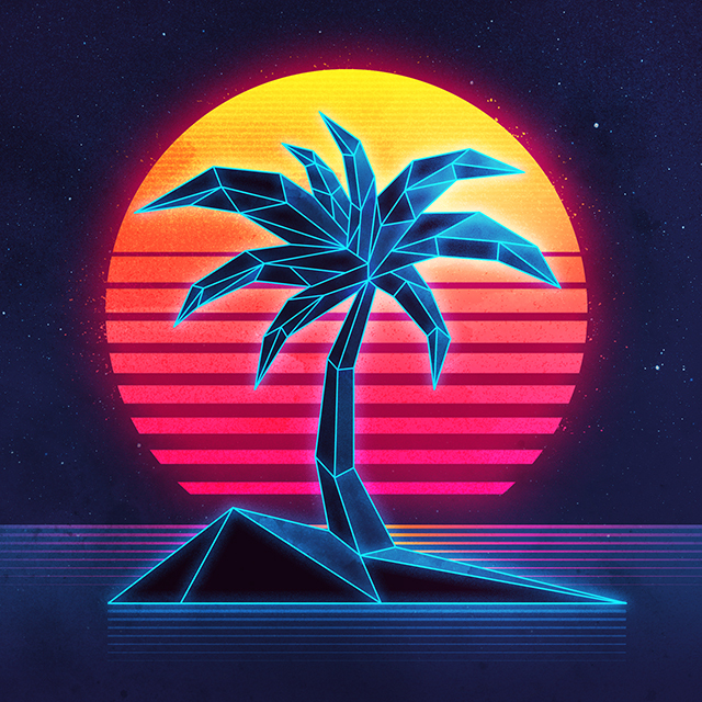 Back To The 80s - Неон, 80-е, Картинки, Длиннопост, Retrowave, Synthwave