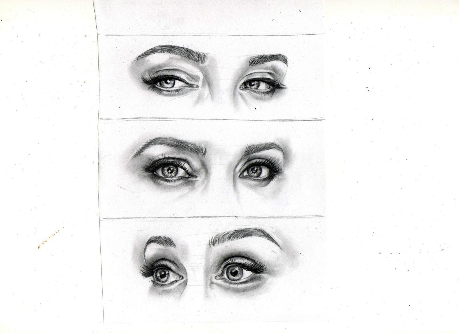 Before after - My, Eyes, Drawing, Sketch, It Was-It Was, Angelina Jolie, Pencil drawing