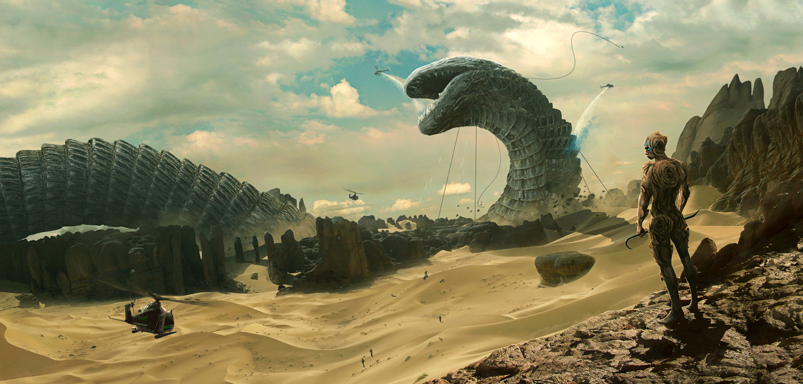 Sand worm. Start. - Snake, Video, Longpost, Sandworm, Snake