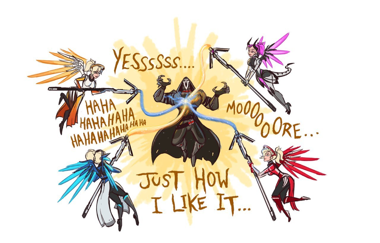 Moooooore... - Overwatch, Reaper, Mercy