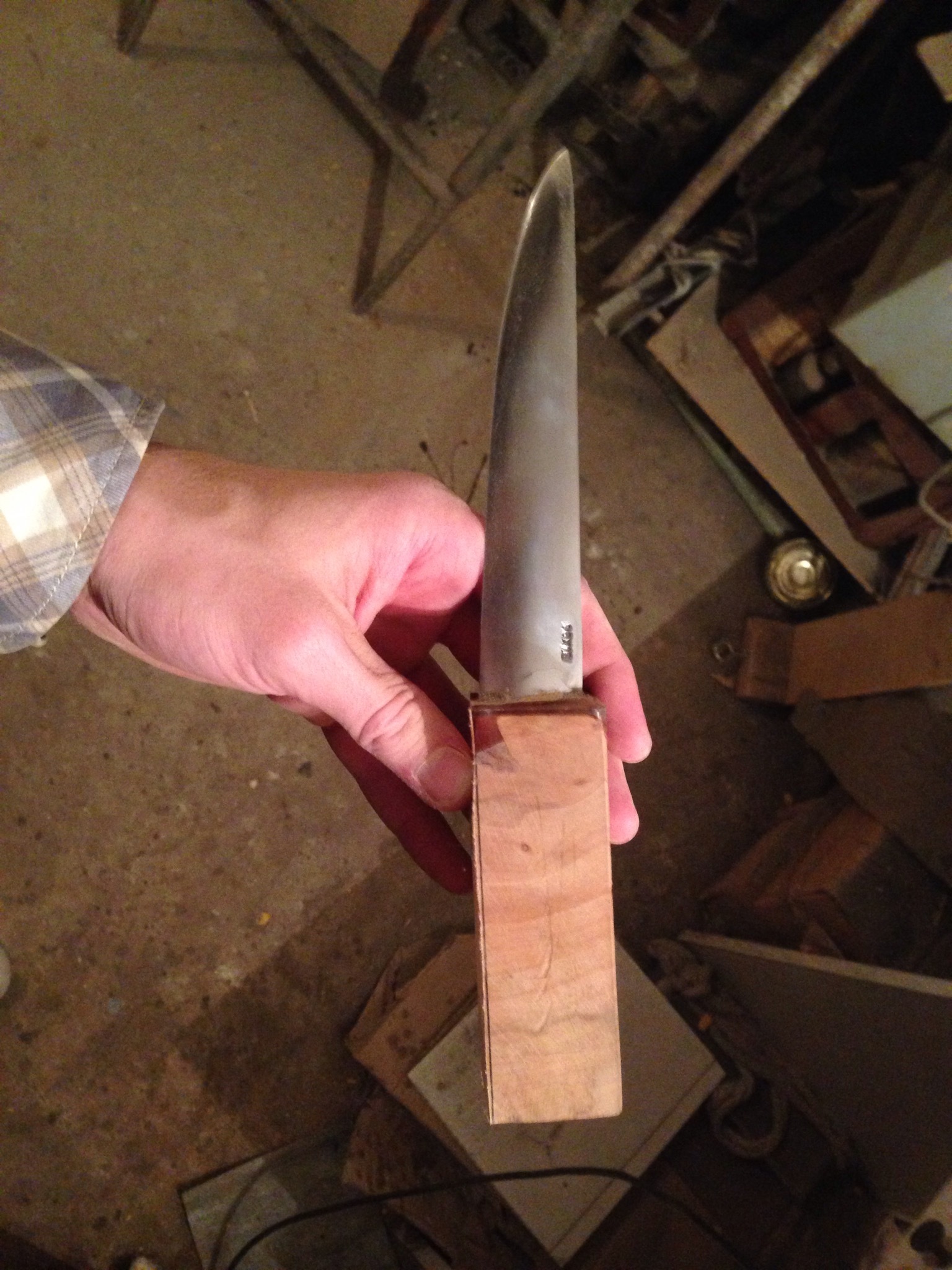 Yakut knife on youtube tutorials. - My, Longpost, My, Knife, With your own hands