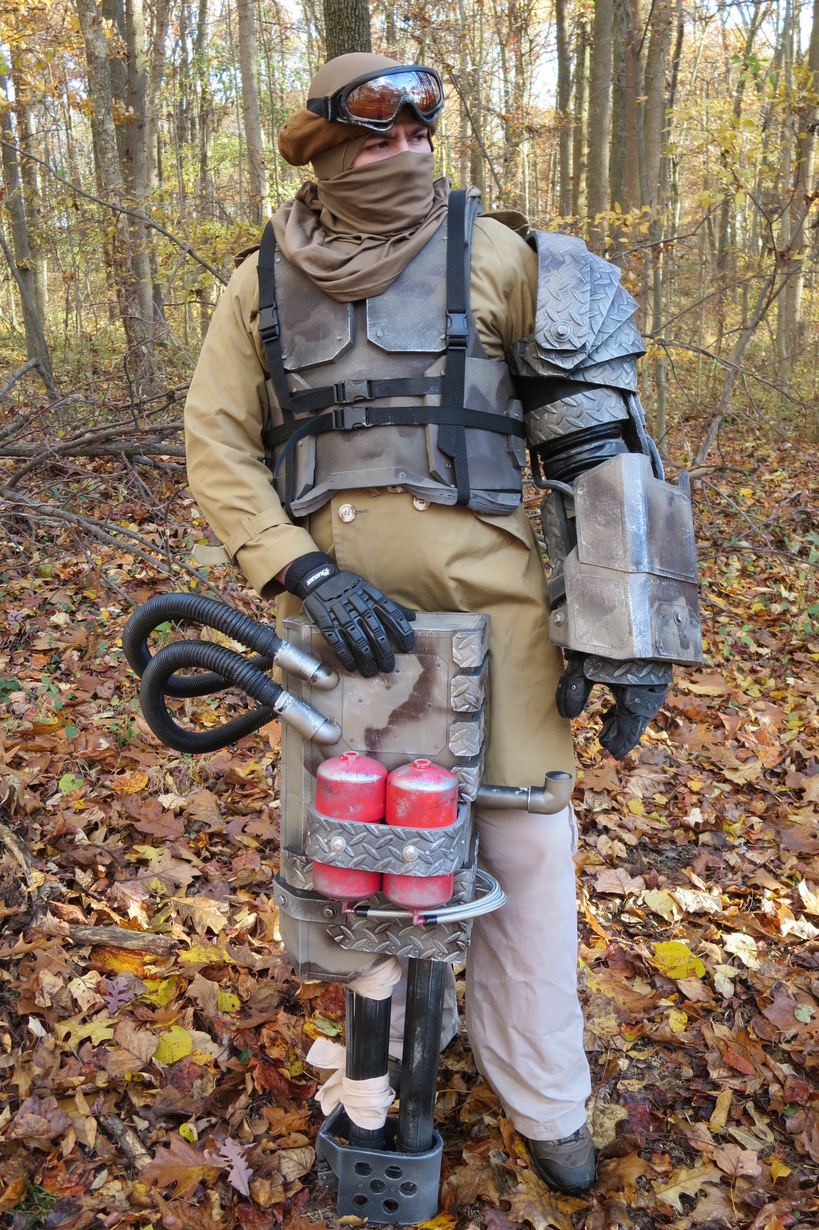 Talaran Flamethrower Raider - Warhammer 40k, Longpost, Cosplay, , Imperial guard