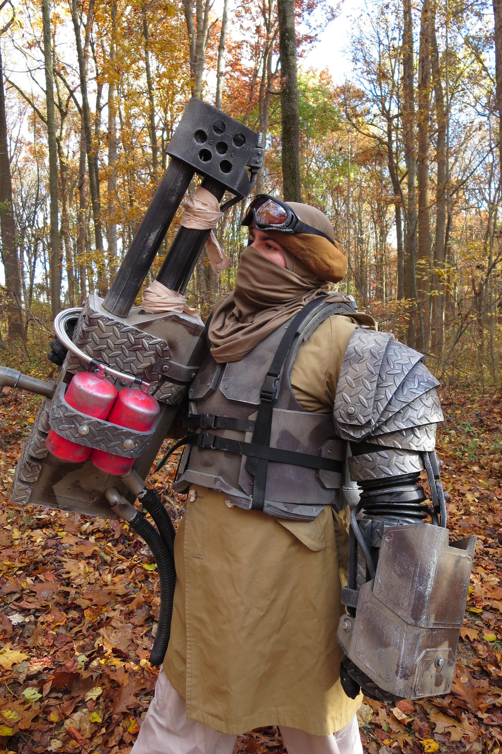 Talaran Flamethrower Raider - Warhammer 40k, Longpost, Cosplay, , Imperial guard