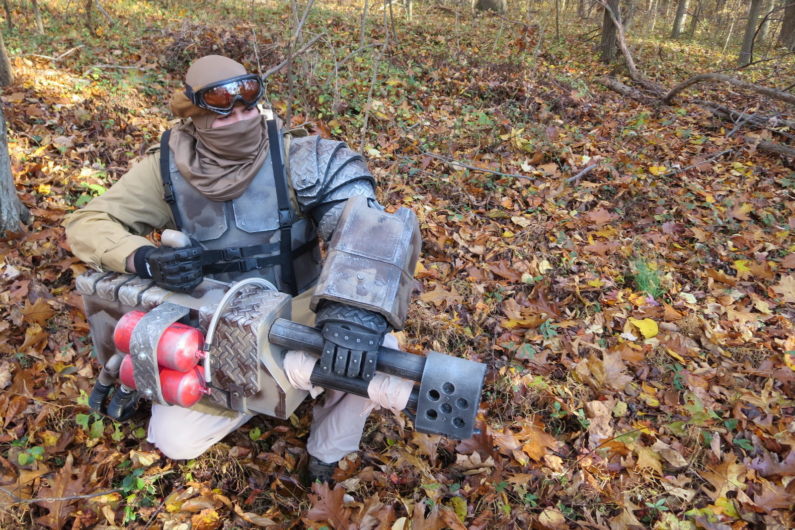 Talaran Flamethrower Raider - Warhammer 40k, Longpost, Cosplay, , Imperial guard