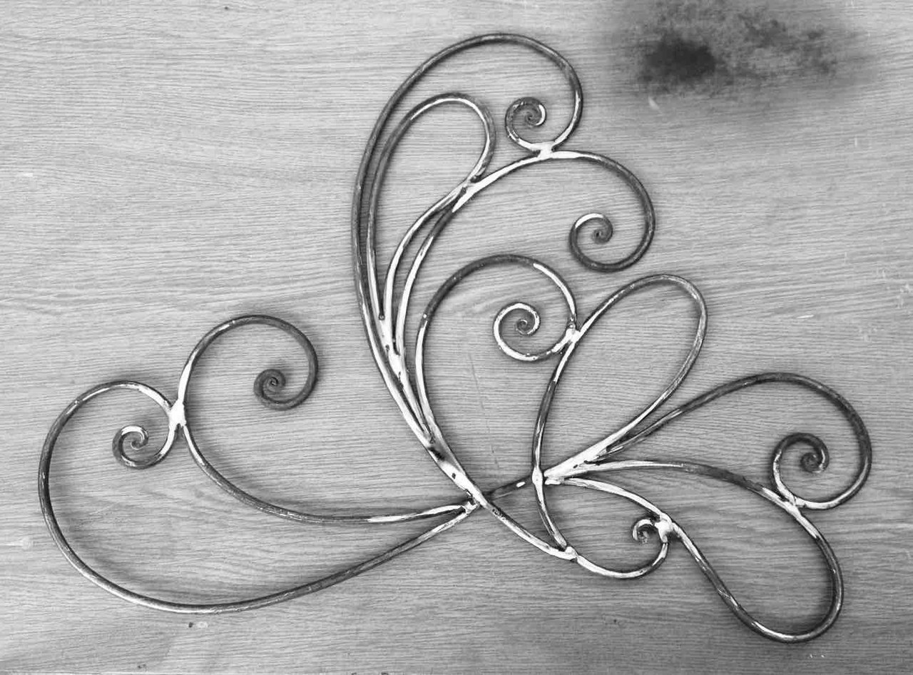 Forged Butterfly. My Metal Song Workshop. - My, Forging, Handmade, Decoration, Fantasy, Evgeniyascarlet, Longpost