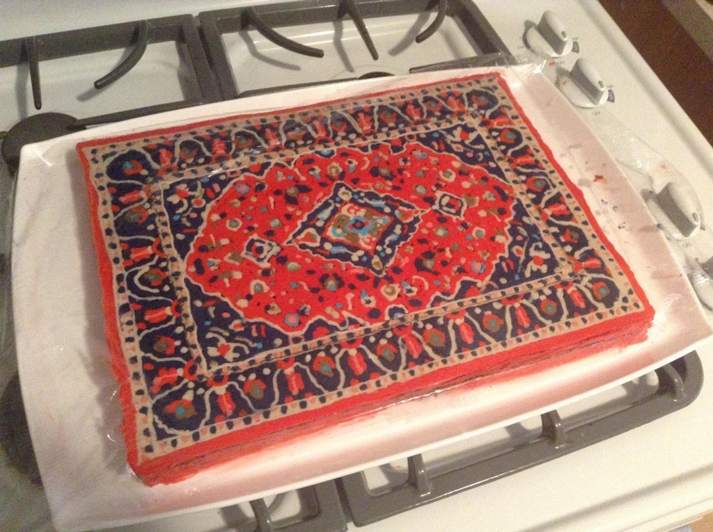 Nothing special, just an ice cream cake in the form of a carpet - Cooking, Cake, Mat, 