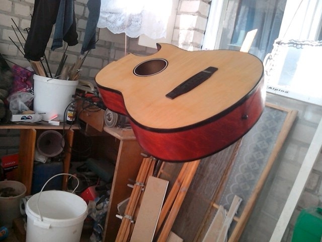 Restoration of an old guitar. - My, , Sounds, Longpost