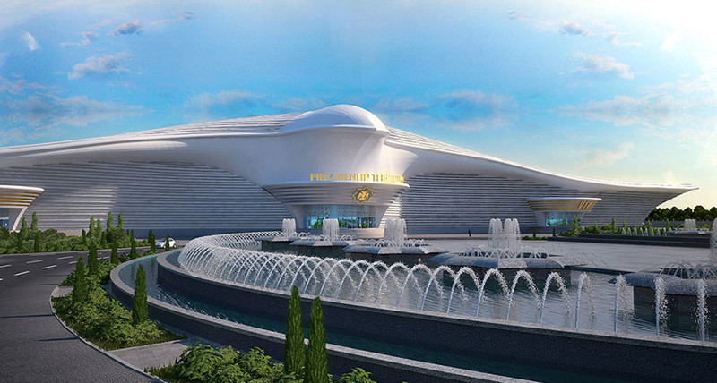 Incredible! The new Ashgabat airport is amazing - Architecture, The airport, Turkmenistan, Masterpiece