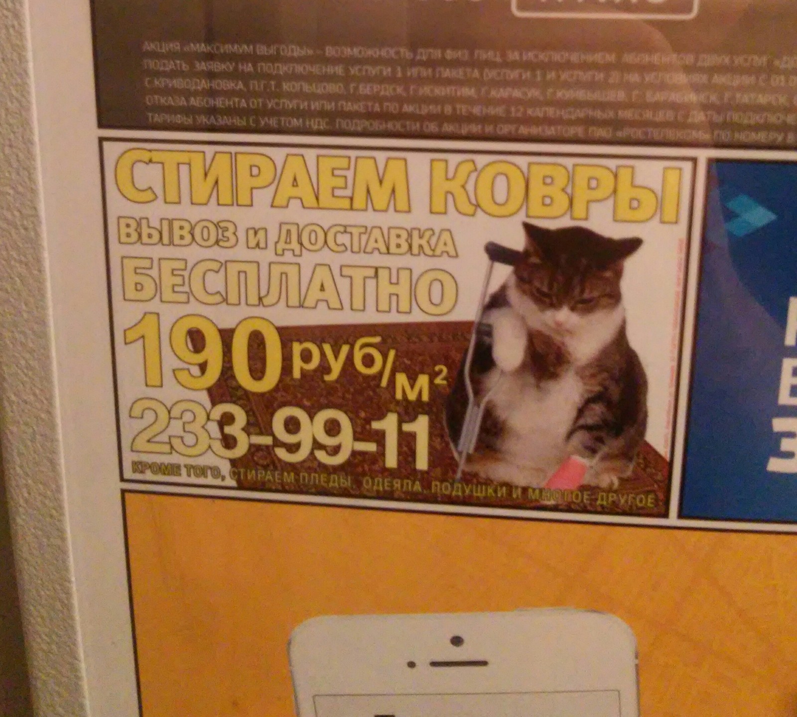 Реклама в подъезде | Пикабу