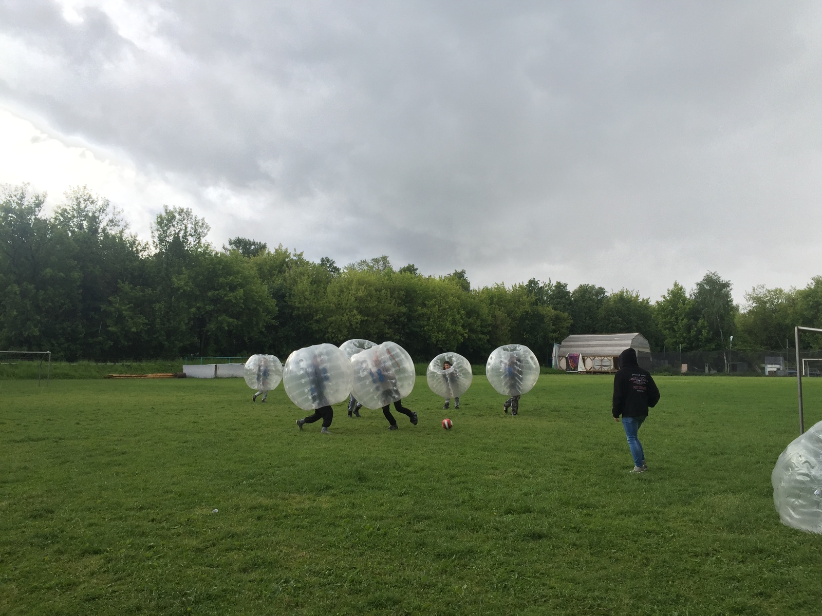 bubbleball - My, , bumperball, Football