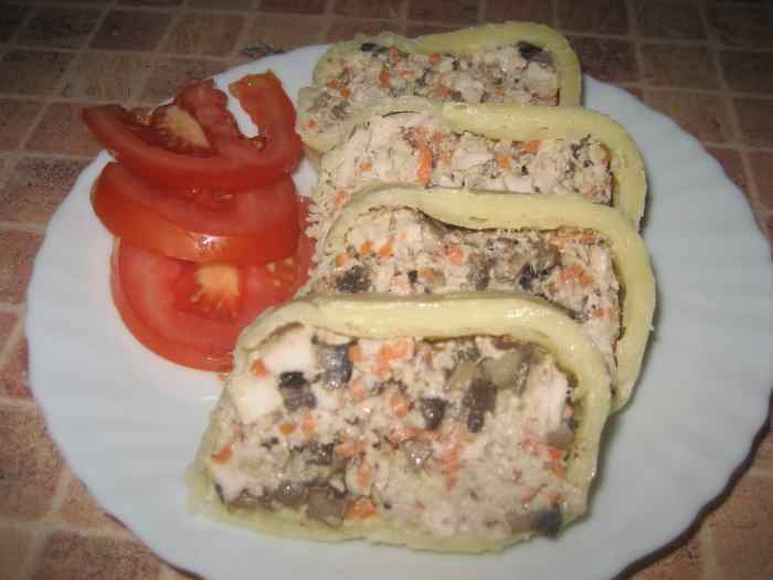 Salad Vkusnyatina in a cheese wrapper - My, , , , Longpost, Salad