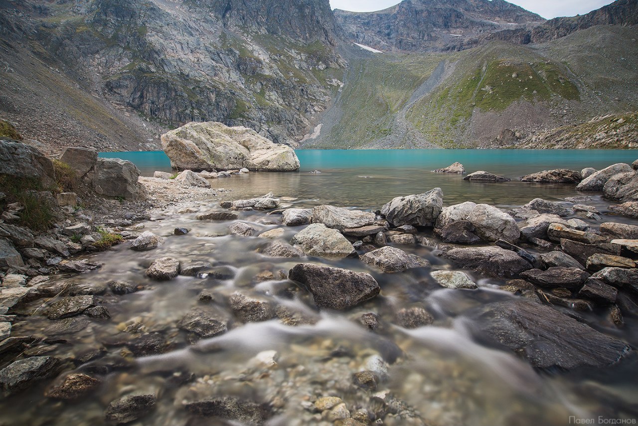 Arkhyz, a lake at an altitude of 3000 meters - My, Arkhyz, Lake, Russia, The mountains, Photo, Longpost