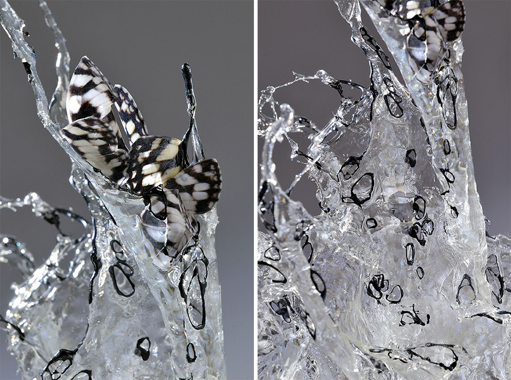 Glass splashes from Italian sculpture - , Vase, A rock, Sculpture, , Longpost