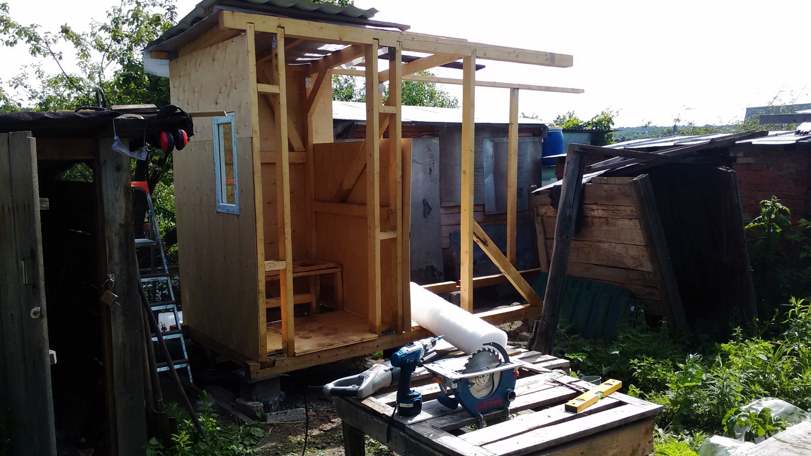 Fixing an old barn - My, Longpost, Building, With your own hands, Dacha, 