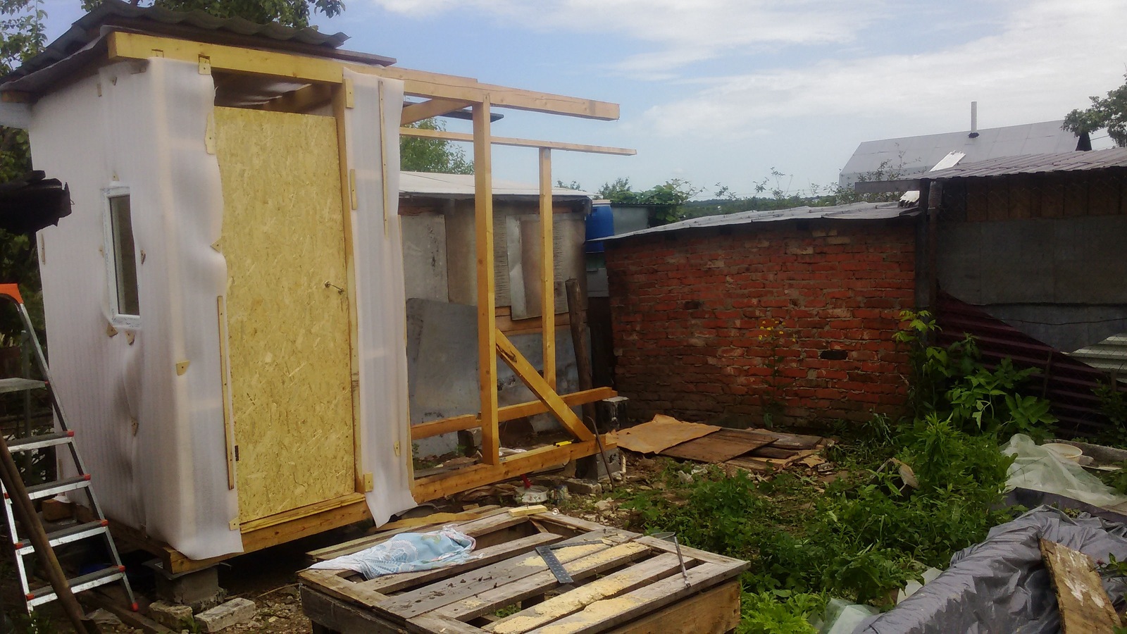 Fixing an old barn - My, Longpost, Building, With your own hands, Dacha, 