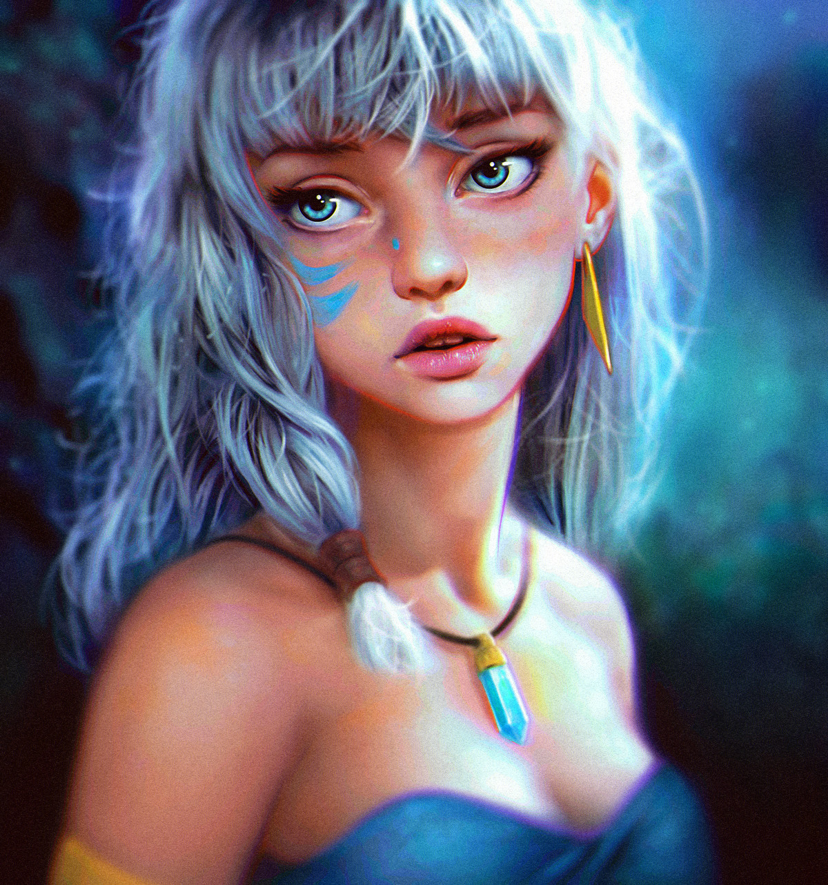 Princess Kida. - Portrait, Girls, Princess, Princess Kida, Digital, Walt disney company, Art