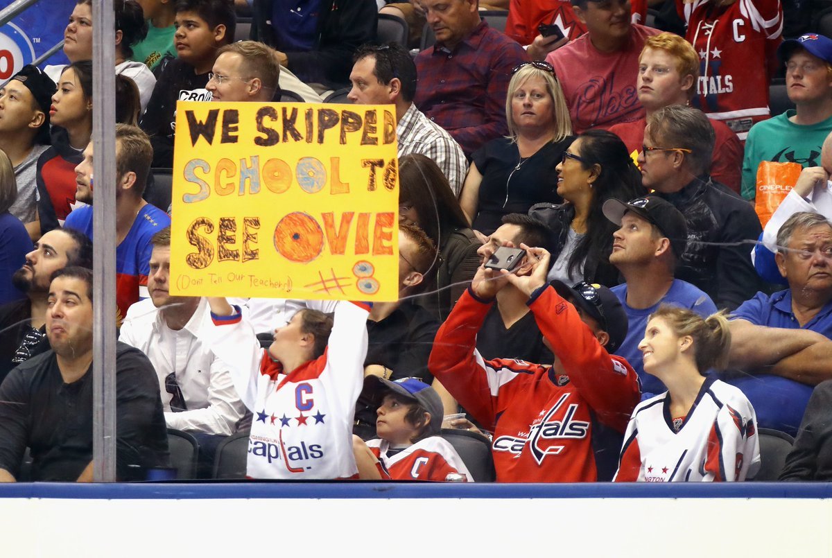 We're skipping school to see Ovechkin - world Cup, Alexander Ovechkin, Hockey